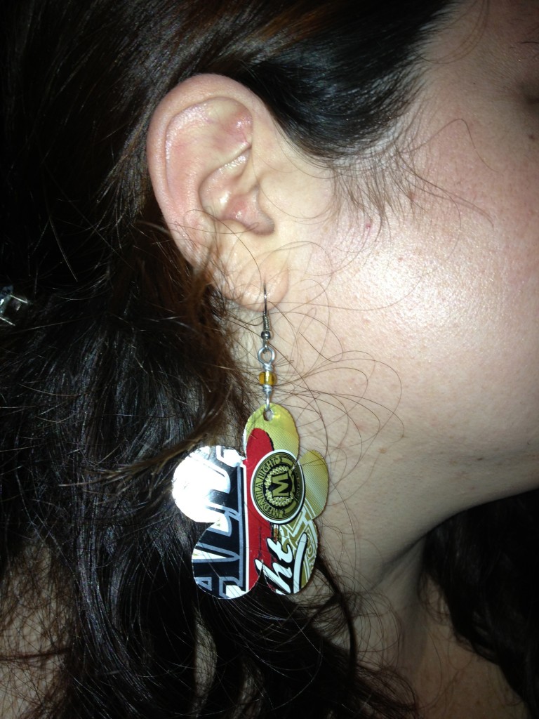 This is Carla. She has awesome Medalla earrings.