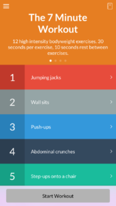 fitness apps 7 minute workout